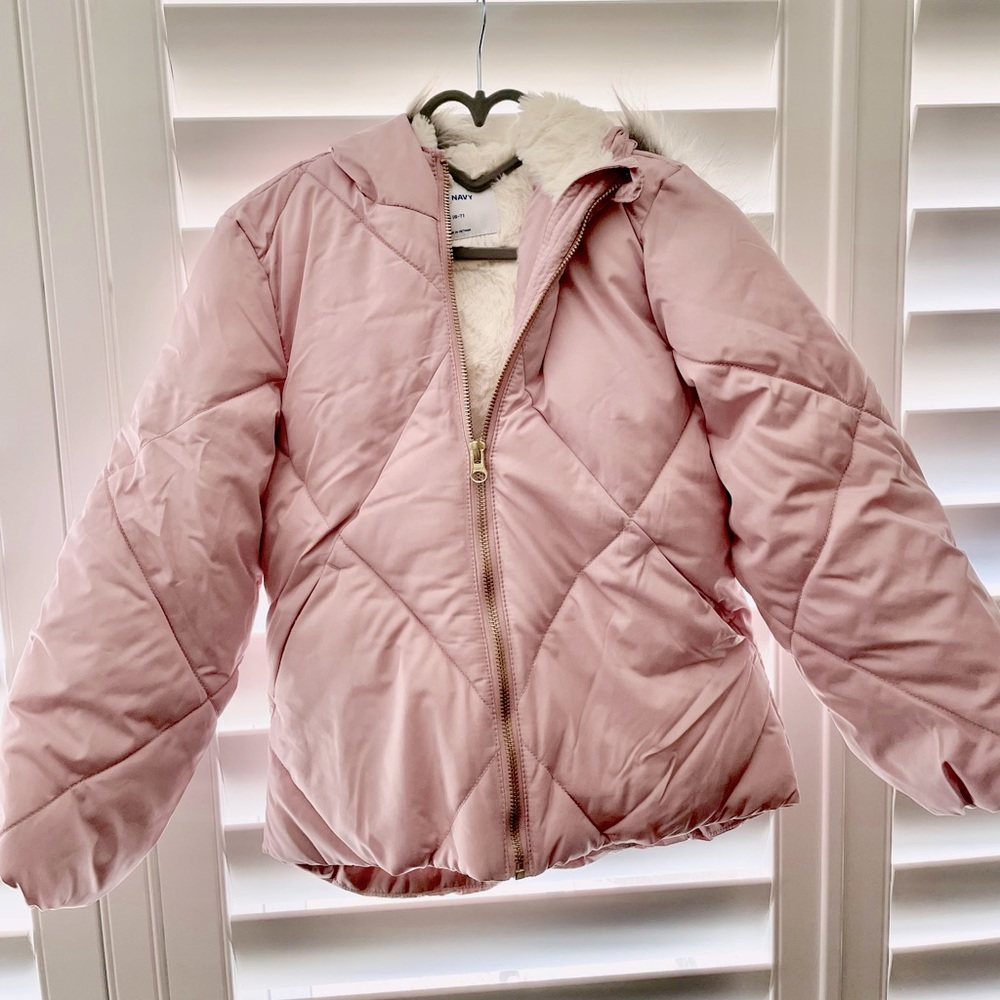 Old Navy girls sz sm puffer jacket